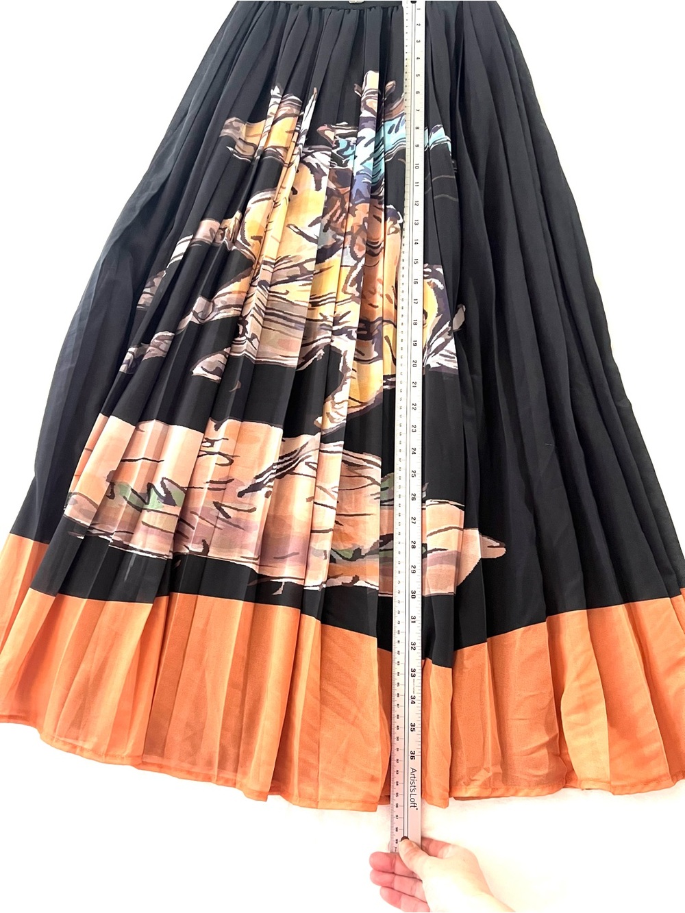 🤠 Lucky & Blessed | Maxi Skirt | horse cowgirl Print graphic | size M - Picture 5 of 7